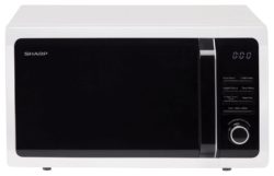 Sharp - R764WM 900W Microwave with Grill - White